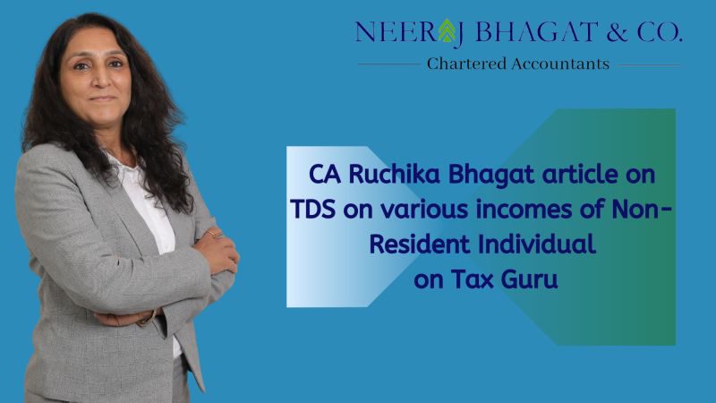 TDS on various incomes of Non-Resident Individual